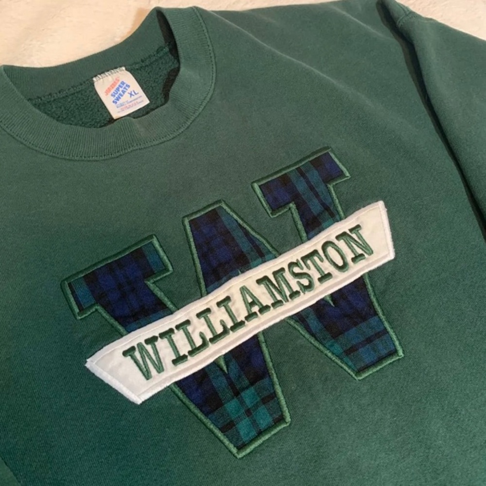 Vintage Plaid Crewneck Sweatshirt